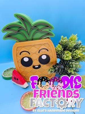 Kawaii Pineapple Pal Desk Organizer and Faux Plant Planter (PERSONAL USE)