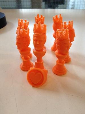 Willy aka Willem Alexander, King of the Netherlands as a chess piece