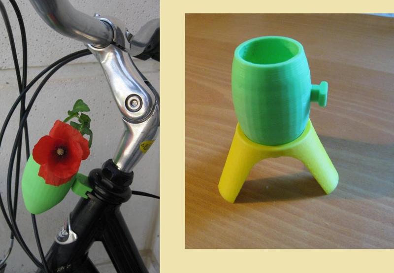 Mini pot to bicycle and home