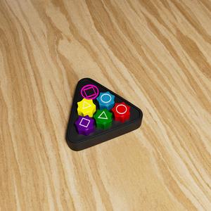 Squid Game-Inspired Gongi: 3D Model for Your Game Collection