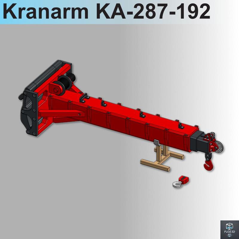 Wheel loader crane arm KA-287-192 for Harmony 370 - 1:14
