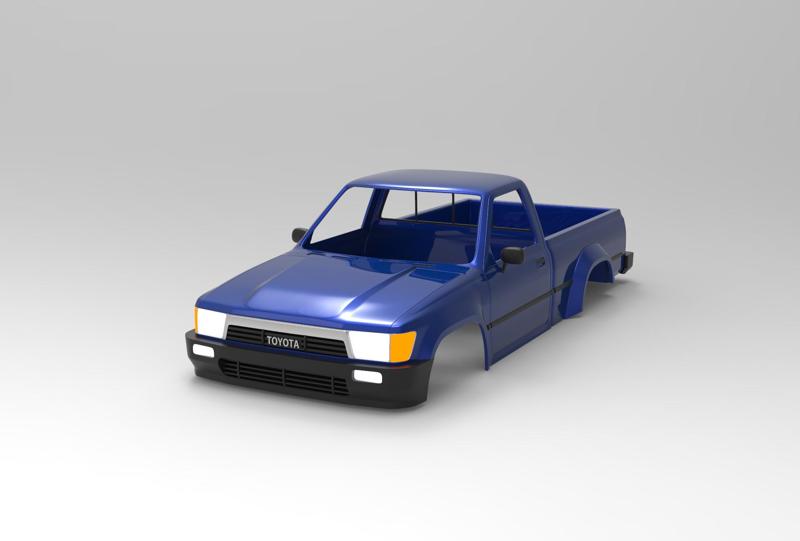 1989 Toyota 4x4 Truck Rc body shell