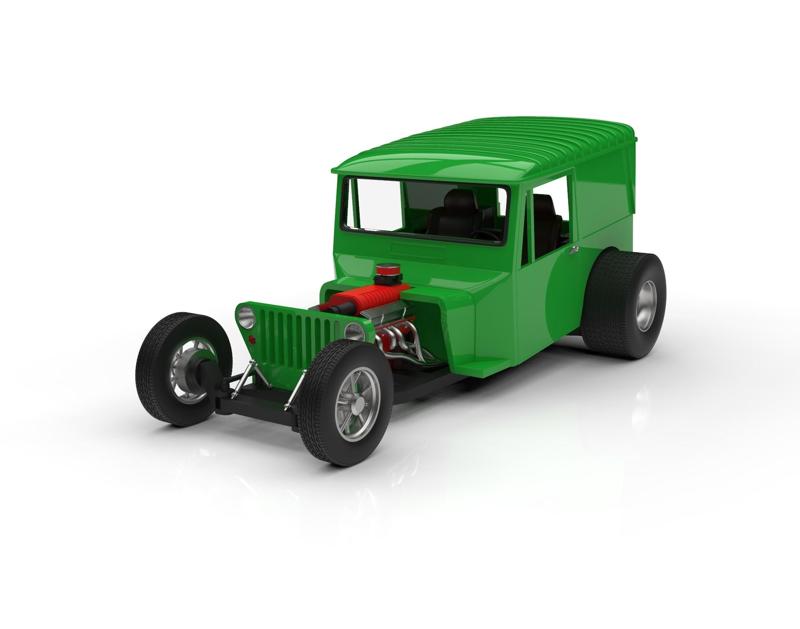 Jeep willys hot rod