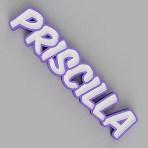 NAMELED PRISCILLA - LED LAMP WITH NAME