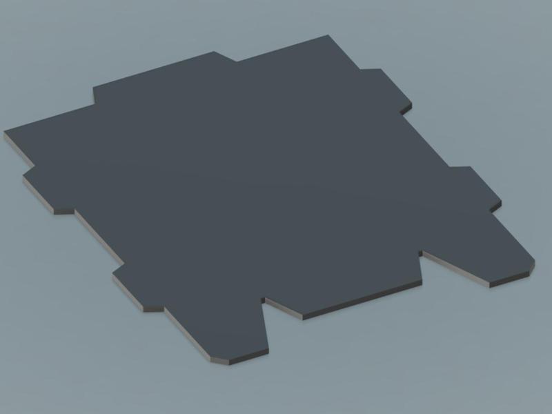 Polarid sx-70 to 600 conversion ND filter templete