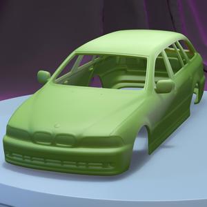 BMW 5 SERIES TOURING 1999 (1/24) printable car body