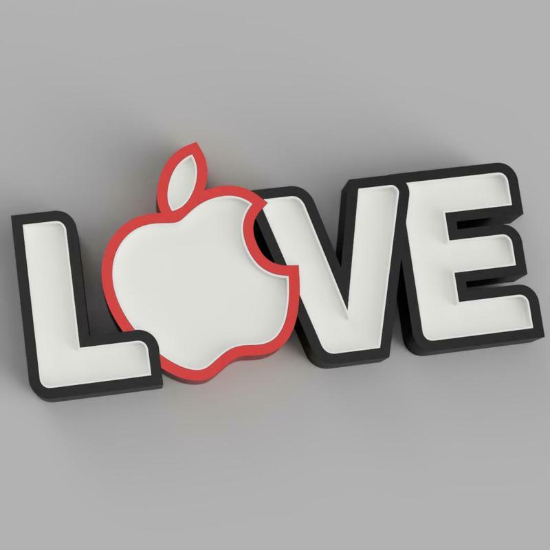LOVE APPLE - LED LAMP (NAMELED)