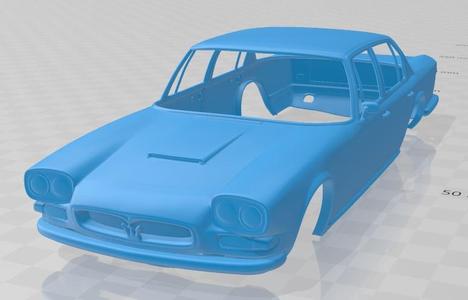 Maserati Quattroporte 1966 Printable Body Car