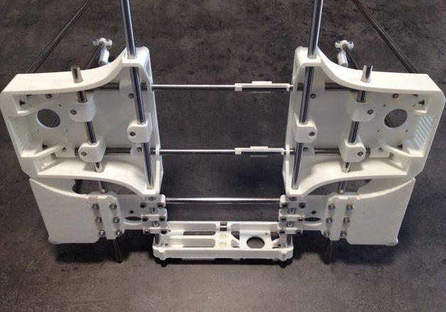 Elargissement X380 et renforts XZ de la base des DiscoVery/Easy 200 Dagoma 