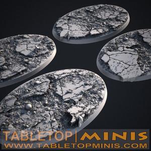 Cracked Earth 105mm x 70mm Bases