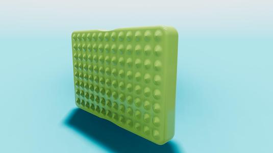 Reusable sponge washable in dishwashe
