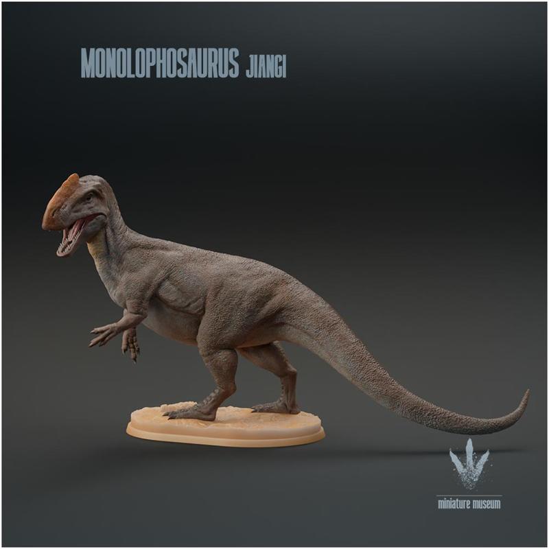 Monolophosaurus jiangi : Walking