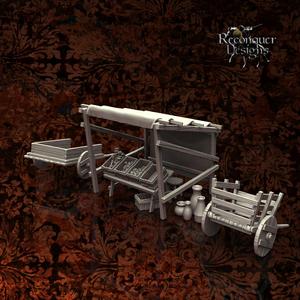 Medieval Market Scene  Set "A"