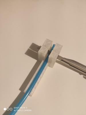 PTFE tube miter box / Cutter