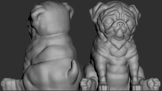 Pug supportless