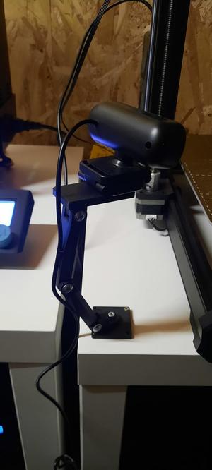 Universal Ikea Lack webcam mount