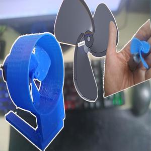Mini desktop fan