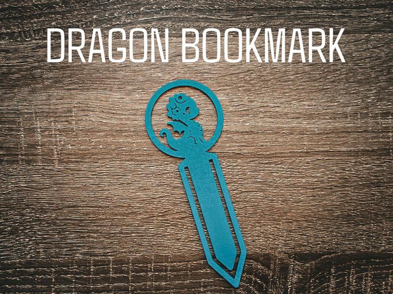 Bookmark - Cute dragon