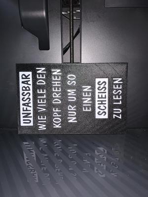 Lustiges Schild: Unfassbar wie viele...