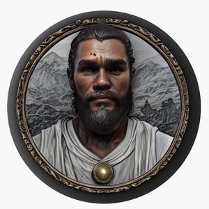 Khal Drogo (Game of Thrones) medallion pendant