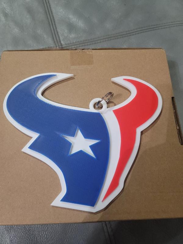 Houston Texans 3d logo 180mm series