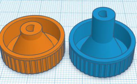 Potentialmeter POT Knob 4mm D Type