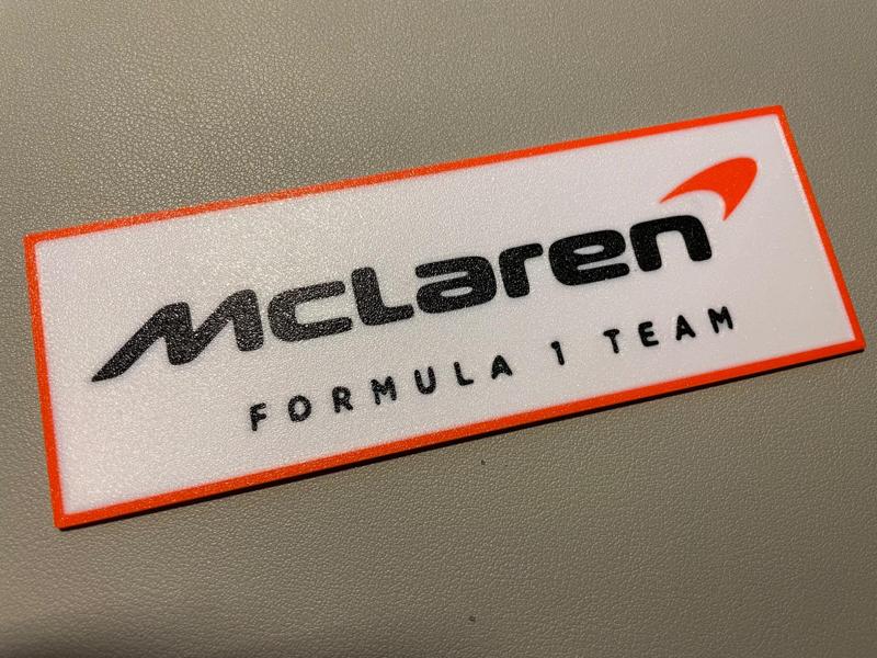 McLaren F1 team logo - 3 colors