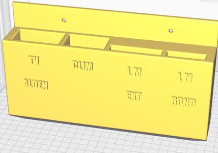Remote control holder