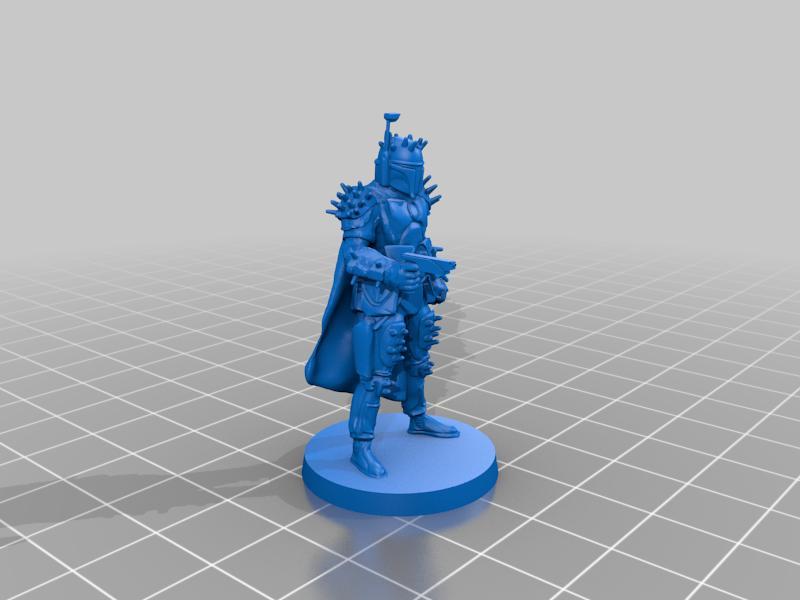 Mandalorian Character (Spiked & Non-Spiked Stickup)