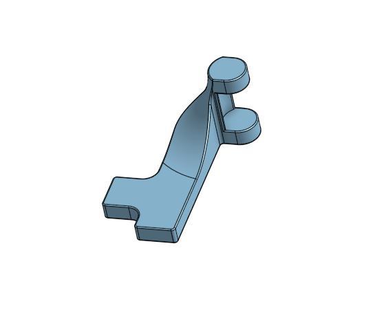 Atlas 7B Shaper - L6-723 Belt Guard Hinge - Casting Pattern