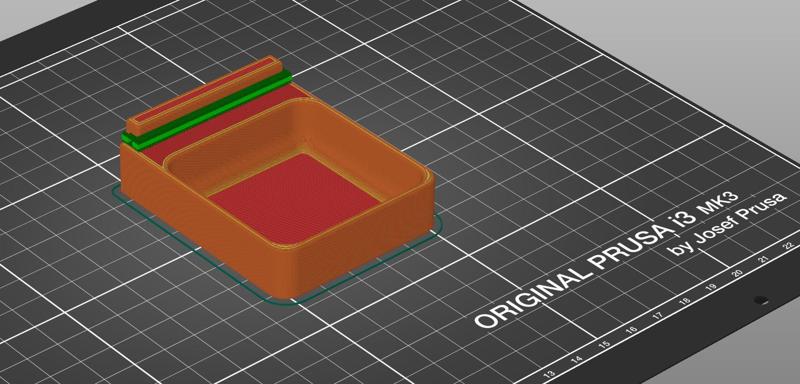 Temperature hanger for Govee H5101 in a Lack enclosure.