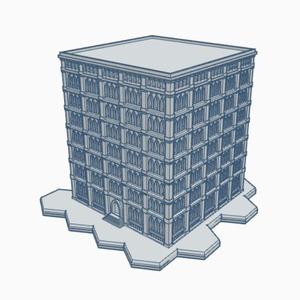 Gothic Building GHB122 With Hex Base