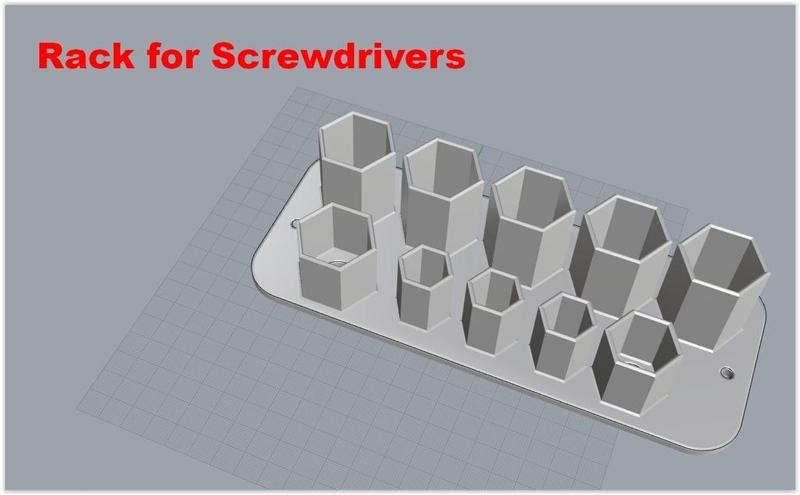 Rack for Screwdrivers