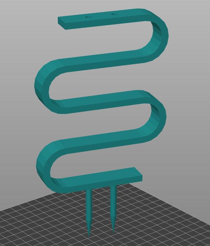 S Curved Plant Climbing Trellis Modular