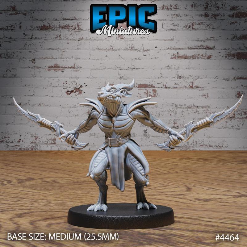 Kobold Tribe Warrior ‧ DnD Miniature ‧ Tabletop Miniatures ‧ Gaming Monster ‧ 3D Model ‧ RPG ‧ DnDminis ‧ STL FILE