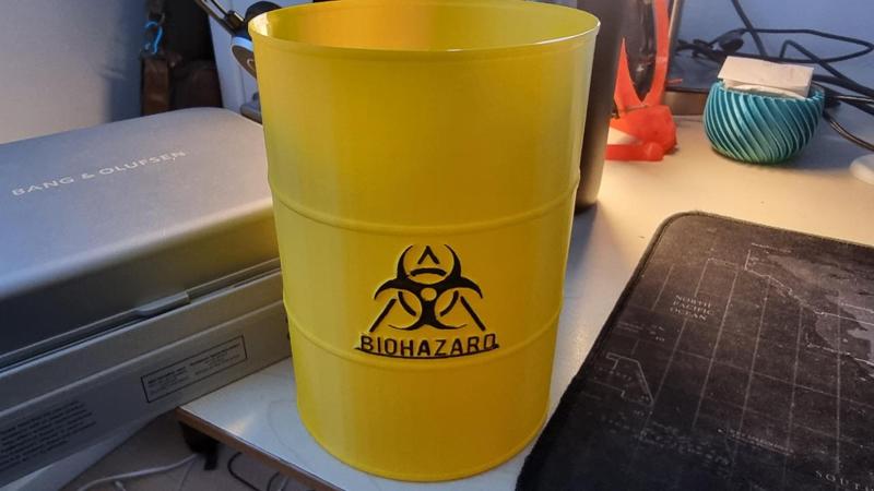Biohazard barrel