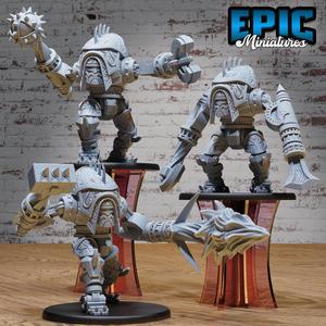 Destruction Automaton Set ‧ DnD Miniature ‧ Tabletop Miniatures ‧ Gaming Monster ‧ 3D Model ‧ RPG ‧ DnDminis ‧ STL FILE