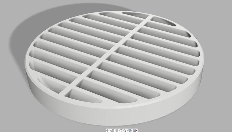 Circular Round Air Grille Vent Gable different sizes 45 angle