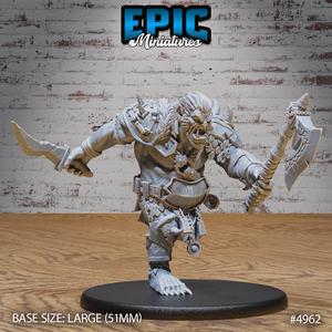Bugbear Raider Running ‧ DnD Miniature ‧ Tabletop Miniatures ‧ Gaming Monster ‧ 3D Model ‧ RPG ‧ DnDminis ‧ STL FILE
