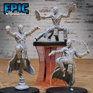 Monk Adventurer Male Set ‧ DnD Miniature ‧ Tabletop Miniatures ‧ Gaming Monster ‧ 3D Model ‧ RPG ‧ DnDminis ‧ STL FILE