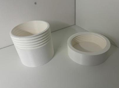 Box And  Cover With a Thread
