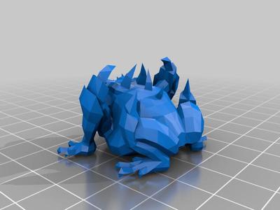 beastly toad - dnd monster - lp - dp