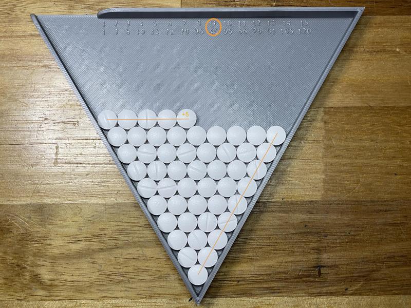 Speed Counting Pill Tray (for any size round pill)
