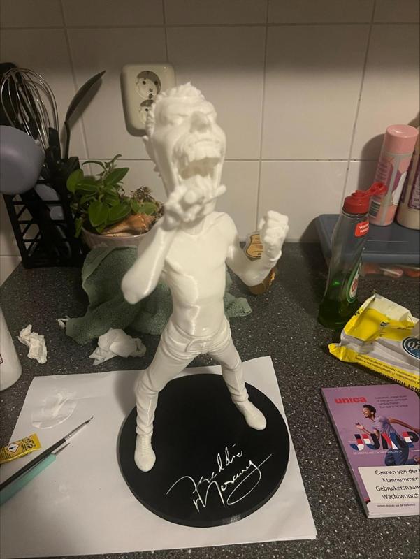 Freddie Mercury Cartoon Style (with Signature)