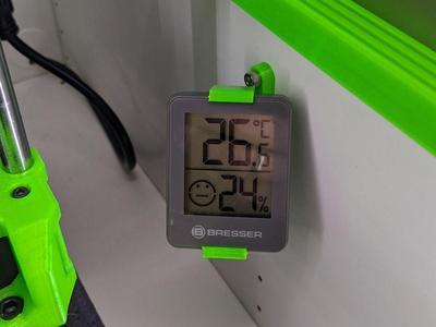 Bresser Thermometer Hygrometer Temeo Hygro Indicator Mount for IKEA Platsa / 25mm