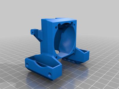 Minimalistic 2 in 1 Fan duct for BLV mgn Cube (Direct Drive)