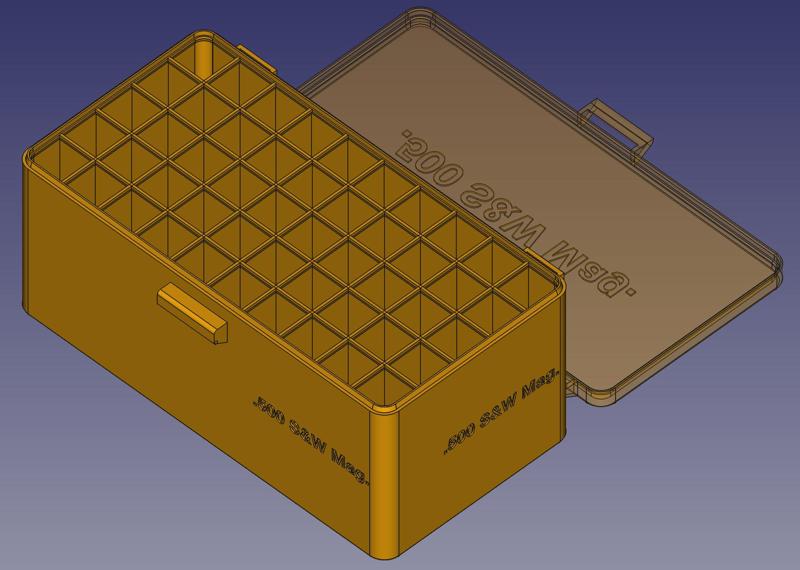 .500 S&W Magnum, Head Up, Snug Snap Latch Modular Ammo Box