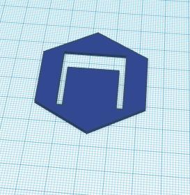 Hexagon Bookmark