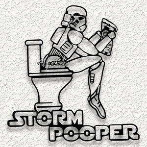 star wars storm trooper pooper WALL ART HOME DECOR