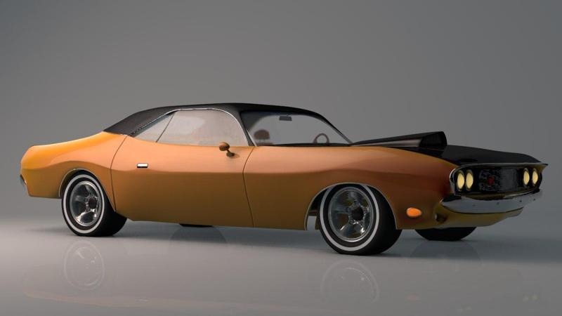 Dodge Challenger 1970 3D model
